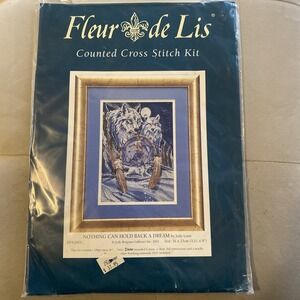 Fleur de Lis Cross Stitch kit With Jody Lynn Bergsma artwork